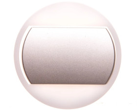 CELIANE Klawisz transparentny tytan z pierścieniem podświetlanym LED 065104