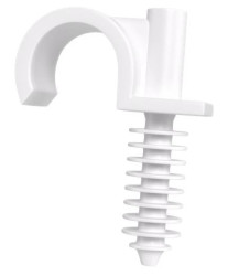 Obejma do rur elektroinstalacyjnych typ RING22 biały UV /100szt./ 68495