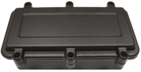 Obudowa Aluminium odlewane szerokość zew. 96 mm długość zew. 192 mm wys. zew. 67 mm RS PRO IP67 Czarny