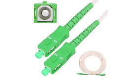 Patchcord Lsoh, Jednomodowy, Simplex, G.657A2, 3Mm, 25M, Biały Extralink...