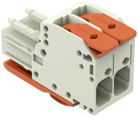 WAGO Obudowa złącza pin żeńskiego na kabel Wymiary siatki: 7.62 mm 831-1102/322-000 24 szt.