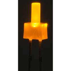 TruOpto OSY5JA7K94B -12V 2mm 12V Tower LED Yellow 68MCD Diffused