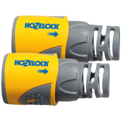 Hozelock 2050P0025 2050 Hose End Connector Plus for 12.5-15mm Hose (Twin Pack)