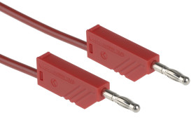 934062101, PVC, 16A, 60V dc, kolor: Czerwony, dł. 1m, -15→ +70 °C., Hirschmann Test & Measurement