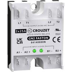 Crouzet 84140800N SSR 25A 280V AC Zero-Voltage Switching