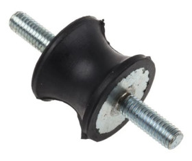 Mocowanie antywstrząsowe, M6, Ø 25mm, materiał: Guma naturalna 60Shore A, RS PRO