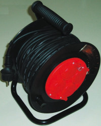 Bęben kablowy 25m 4 gniazda Szpula kablowa typ Typ E - gniazdo francuskie Typ E – francuski 16A