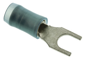 Konektor zaciskowy płaski PIDG Series Izolowane, M4 (#8), Niebieski 14AWG 2.6mm² 16AWG 1mm² TE Connectivity