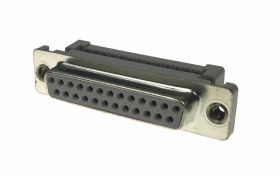 Gniazdo DB25 proste - zaciskane na taśmę