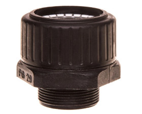 Dławnica do węża osłonowego PG29 IP65 SILVYN HG 29 czarna 61794090 /20szt./