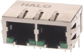 Złącze RJ45 Żeński Złącze RJ45 Halo Electronics, proste