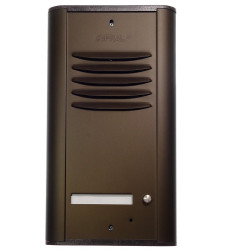 Panel na 1 lokatora Brąz CYFRAL Ciemny Brąz/ Centrala domofonowa kompl.