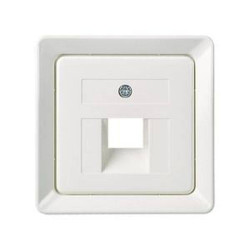 ELSO 503654 Płyta centralna ELSO 503654 dla 1xRJ45 czysta biel 1 szt.