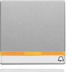 Klawisz 2 socz., p. opis. nadr. symb. "dzwonek", alu aks, lak