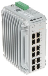 Switch przemysłowy PoE+ RG-NIS3100-8GT4SFP-HP 8xGigabit PoE 4xSFP zasilanie redundantne, temp -40/+65oC IP40
