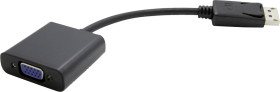 Value DisplayPort / VGA adapter Złącze DisplayPort, Gniazdo VGA 15pin 0.15 m czarny 12.99.3135 Kabel DisplayPort