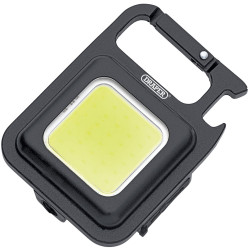 Draper 23850 COB LED Rechargeable Pocket Light with Stand and Belt Clip 5W 350Lm