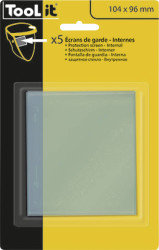 Szyba zamienna do hełmu do spawania Toolit 043596 1 szt.