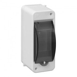 Obudowa modułowa natynkowa S-2, z szybką dymną, bez złączki, biała, IP40,OR-OM-13828/S2