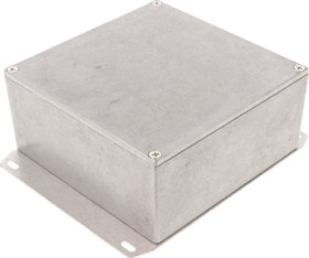 Aluminum die cast enclosure, (L x W x H) 125 x 125 x 57 mm, natural, IP54, 1590KKF