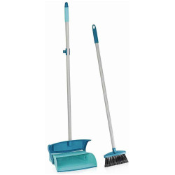 Leifheit 41405 Sweeper Set 2-piece Long Handled Dustpan &amp; Brush