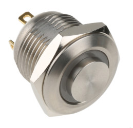 Nasadka przełącznika Chwilowy SPST średnica wycięcia 16mm, montaż panelowy RS PRO