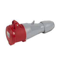 Złącze przemysłowe - zasilające 32A Gniazdo 415 V 2P+E Żeński Legrand Czerwony IP44