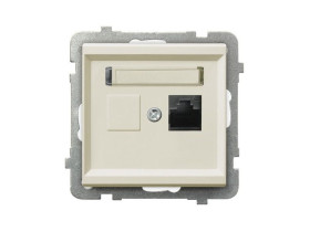 SONATA Gniazdo komputerowe kat.5e (Krone) ecru GPK-1R/K/m/27 OSPEL