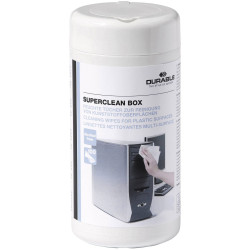 Durable 570802 Cleaning Wipes Plastic 100 Pieces Alcohol-Free Anti-Static