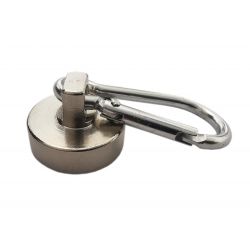 Magnes neodymowy MW 32mm pierścieniowy z karabińczykiem / Mag180 aks