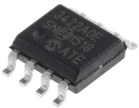 ADC 18 bitów 0.004ksps A/C: 2 SOIC Delta Sigma Szeregowy (I2C) 5 V