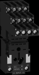 RXZE2S114M Base for miniature relay, 4-pin, separate contacts
