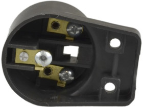 Wtyczka kątowa na kabel WB6 16A czarna /50