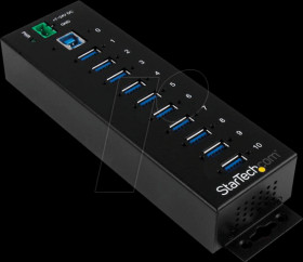 ST1030USBM USB 3.0 10 port hub, industrial with ESD protection