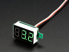 Adafruit Mini 3-wire Volt Meter (0 - 99.9VDC)