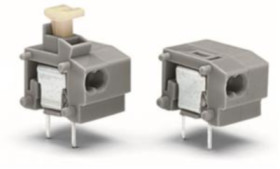 PCB terminal, 1 pole, pitch 10 mm, AWG 22-18, 10 A, push-in, gray, 235-851/333-000