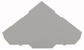 End/Intermediate plate for terminal block, 280-319