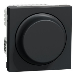 Ściemniacz, Wiser, ścieżki: 1, pokrętła: 1, Przycisk, 0.4W, 230V, 16A