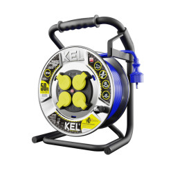 Przedłużacz bębnowy 3x2,5 EPR 50M IP44 KEL W-99283 Plastrol