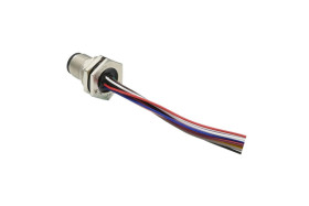 Złącze i kabel ze złączem Złącze M12 liczba rdzeni 4 długość 150mm Rodzaj A Męskie