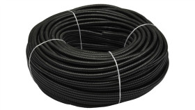 Rura Karbowana Motoryzacyjna Rozcięta Rklgf/Pe Fi: 10/7 Czarna /50M/