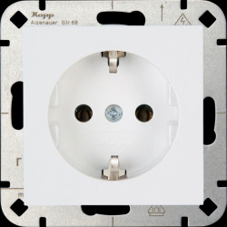 949313005 HK07 - earthed contact outlet, Arctic white