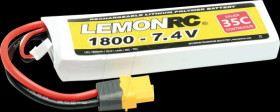 LiPo Akku LEMONRC 1800 - 7.4V (35C)