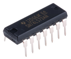 Układ przerzutnika SN74LS73AN 14-pinowy, PDIP, Texas Instruments