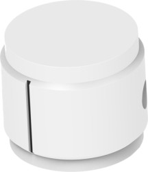 Button, cylindrical, Ø 19.1 mm, (H) 15.88 mm, natural, for rotary switch, 5-1437622-8