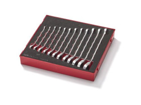 Zestaw narzędzi nastawnych Zestaw kluczy kombinowanych z grzechotką Teng Tools 8 mm, 9 mm, 10 mm, 11 mm, 12 mm, 13 mm,