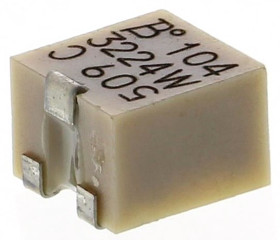 Potencjometr dostrojczy 100kΩ SMD 0.25W 12 -zwoje Regulacja górna