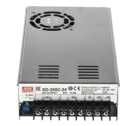 Konwerter DC/DC SD-350, Uwe 72V dc, Uwe 36V, Uwy 24V dc, MEAN WELL 0 A -20 °C 60 °C Montaż w obudowie