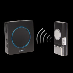 Dzwonek bezprzewodowy OPERA DC bateryjny learning system 36 dźwięków 100m czarny OR-DB-YK-118 Orno