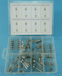 ZESTAW 60szt BEZP.SZYB.6x32mm 0,2-20A